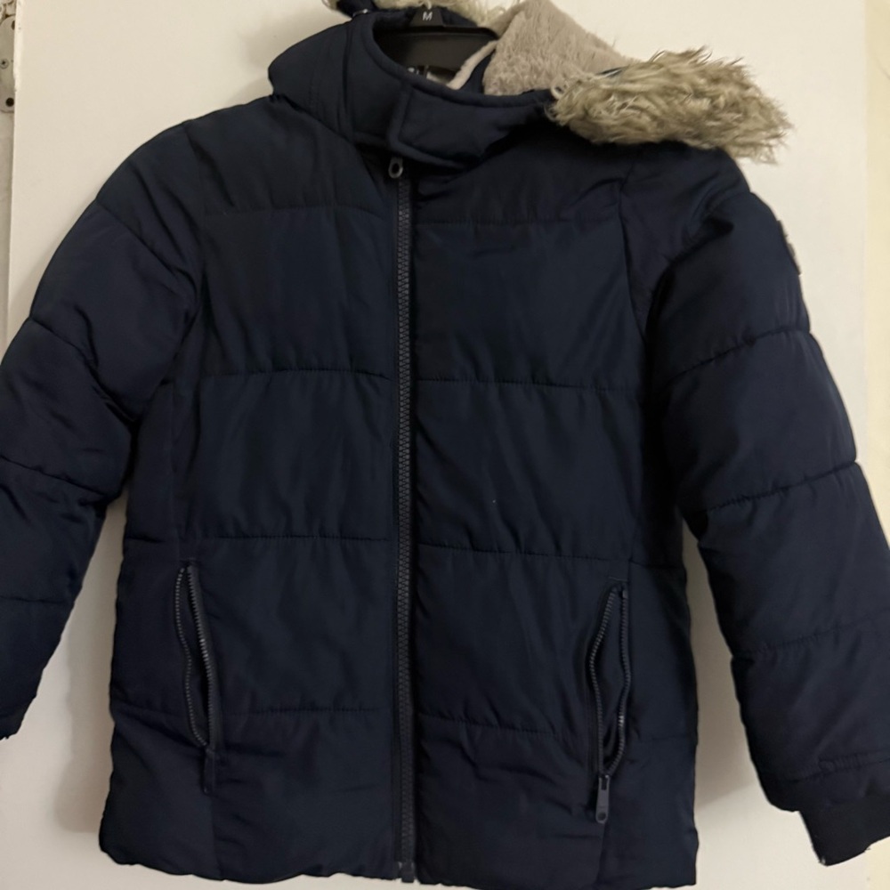 ABERCROMBIE KIDS FITCH Kids Navy Blue Puffer Jacket